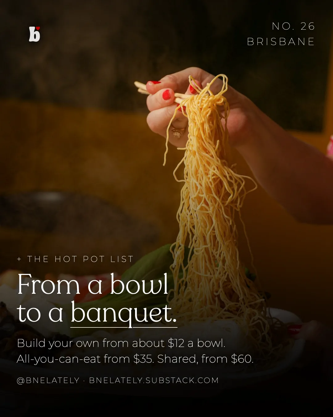 Brisbane hot pot price guide