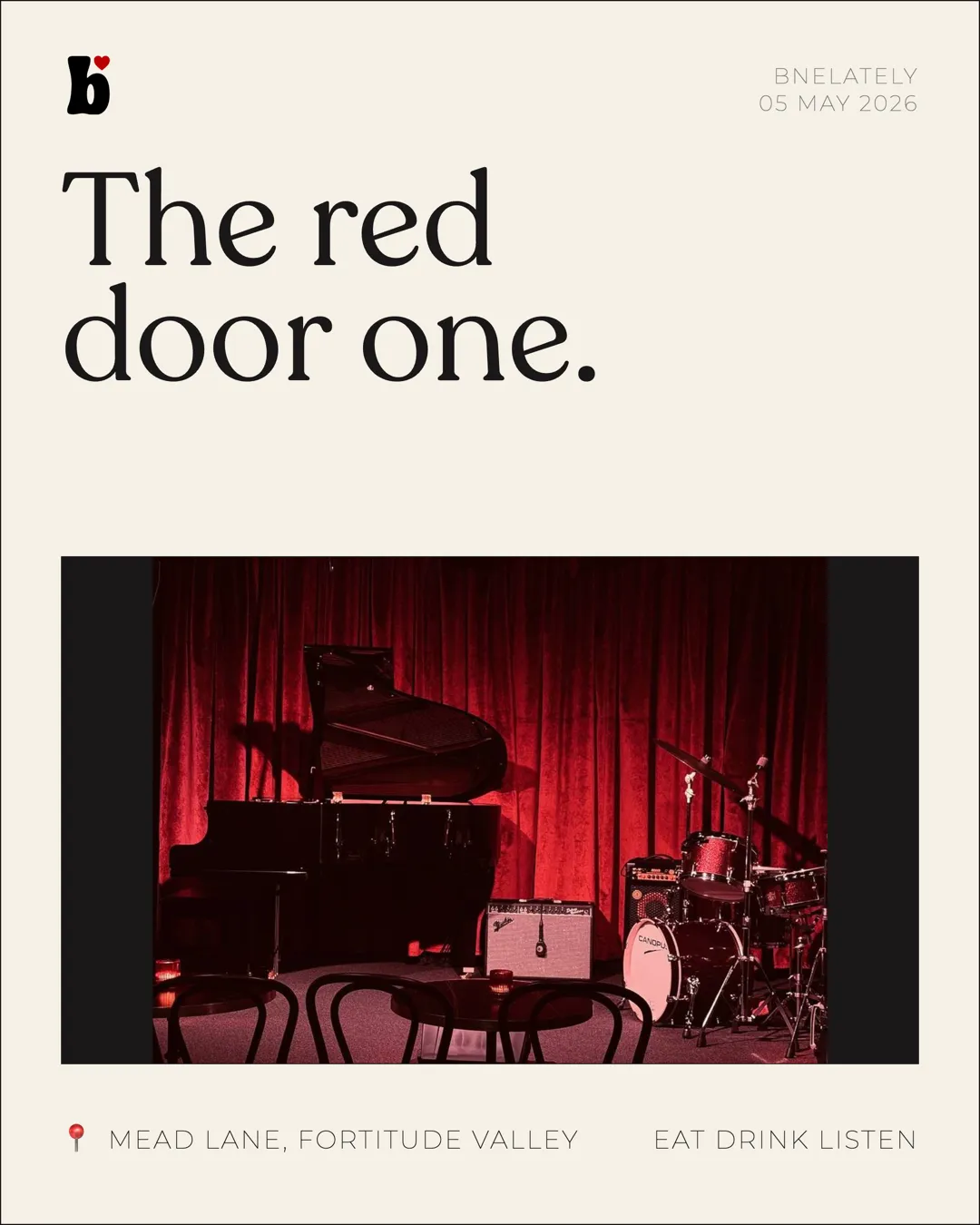 The red door one. cover